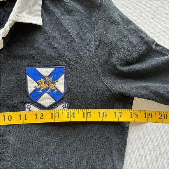 Ralph Lauren Rugby 2004 Polo Long Sleeve Shirt Medium Crest Embroidered Vintage - Picture 8 of 11